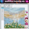 Diamond Painting Kit - 5D - 20X20 CM - Landskab