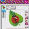 Diamond Painting Kit - 5D - 15X15 CM - Mariehøne