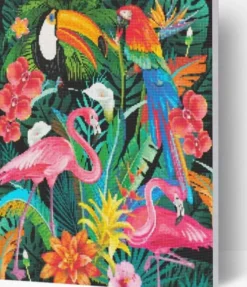 Diamond Painting - Tropisk - Diamond Art - 30X40 CM