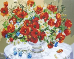 Diamond Painting - 40X50 CM - Blomster