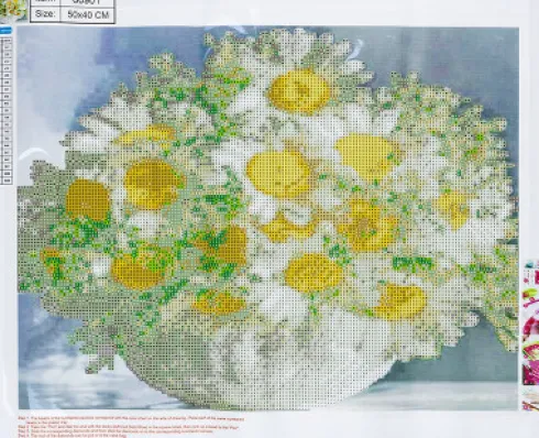 Diamond Painting - 40X50 CM - Blomster