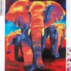 Diamond Painting - 40X50 CM - Elefanter