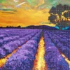 Diamond Painting - 40X50 CM - Lilla Mark