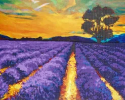 Diamond Painting - 40X50 CM - Lilla Mark