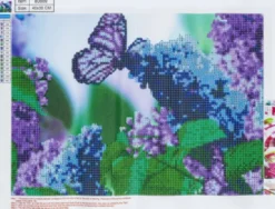 Diamond Painting - 30X40 CM - Sommerfugl
