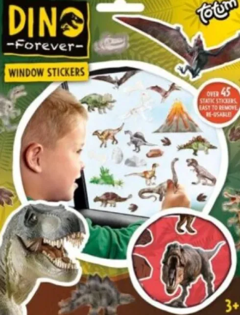 Dinosaur Vinduesklistermærker - Over 45 Stk