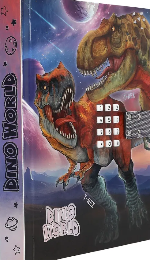 Dino World - Dagbog M/Kode Og Lyd