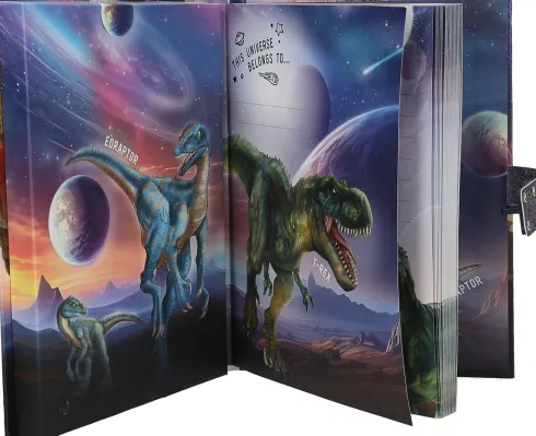 Dino World - Dagbog M/Kode Og Lyd