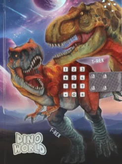 Dino World - Dagbog M/Kode Og Lyd