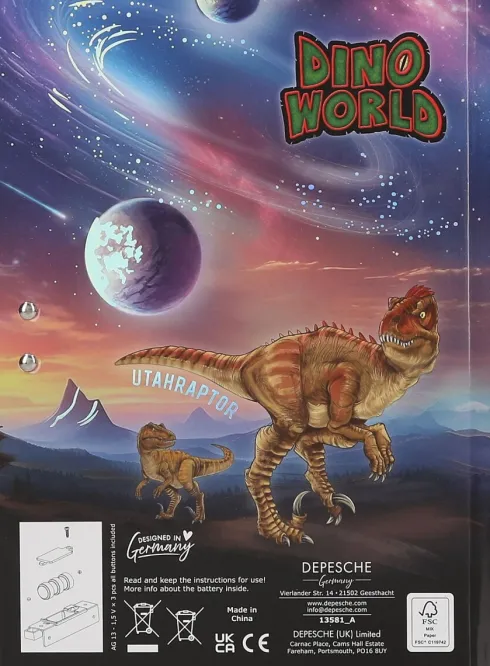Dino World - Dagbog M/Kode Og Lyd
