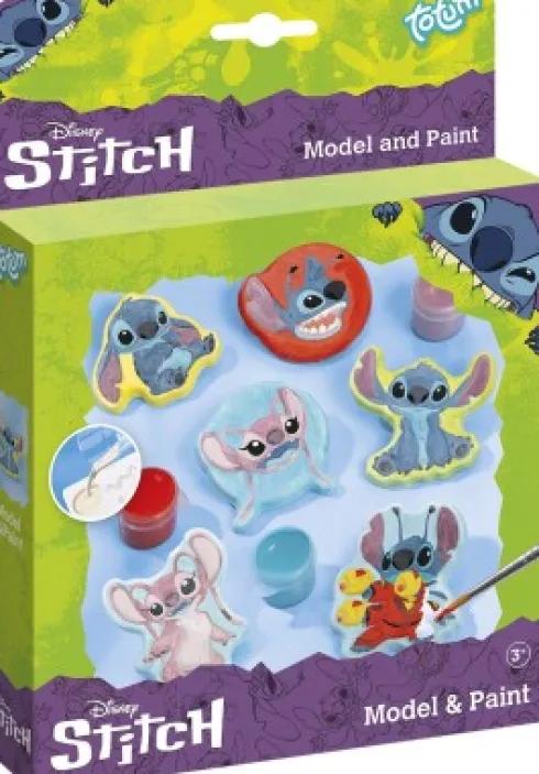Disney Stitch - Afstøbningssæt Med Maling