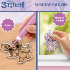 Disney Stitch & Angel - Window Colors & Sticker Art - 118816