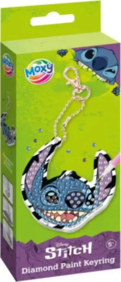 Disney Stitch - Diamond Art Nøglering - DIY Sæt
