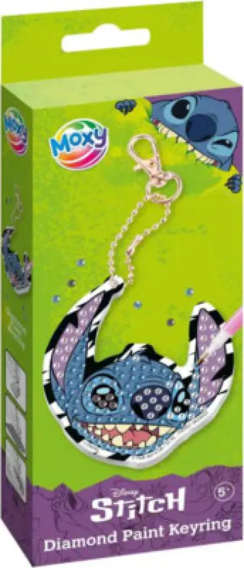 Disney Stitch - Diamond Art Nøglering - DIY Sæt