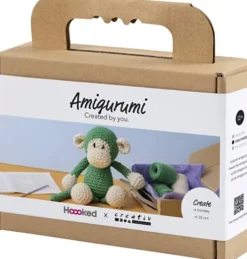 DIY Kit Amigurumi - Abe - Grøn - Off White