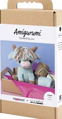 DIY Kit Amigurumi - Ko - Beige - Mint