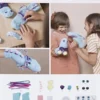 DIY Kit Dekoration - Strømpedukke Monster - Assorterede Farver