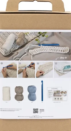 DIY Kit Hækle - Dækkeserviet