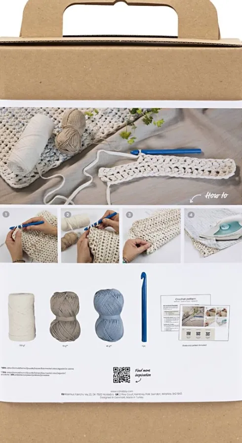 DIY Kit Hækle - Dækkeserviet