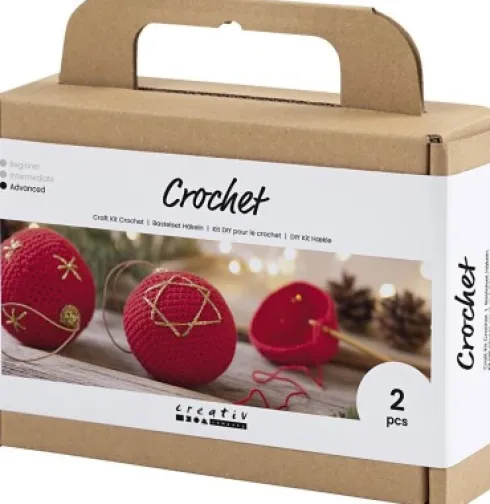 DIY Kit Hækle - Rød