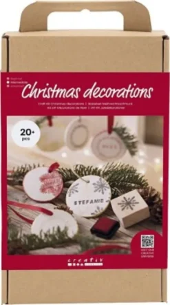 DIY Kit Juledekorationer - Selvhærdende Ler