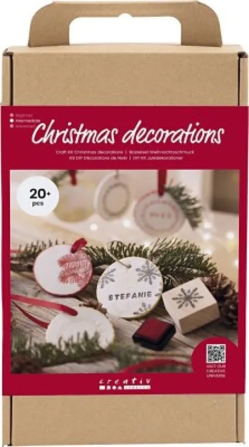 DIY Kit Juledekorationer - Selvhærdende Ler