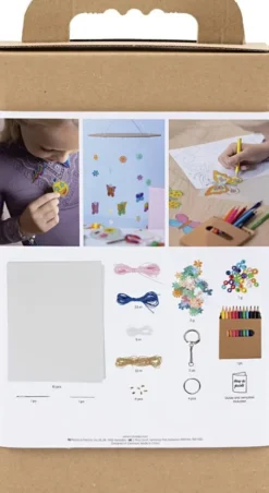 DIY Kit Krympeplast - Uro - Halskæde - Armbånd - Nøgleringe - Assorterede Farver