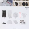 DIY Kit Resin Støbning - Konkylie - Sort - Hvid