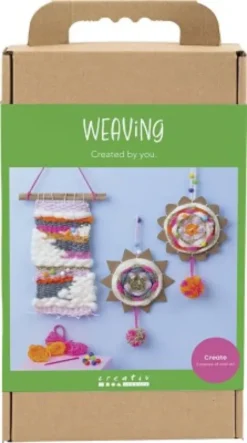 DIY Kit Vævning - Vægophæng - Assorterede Farver