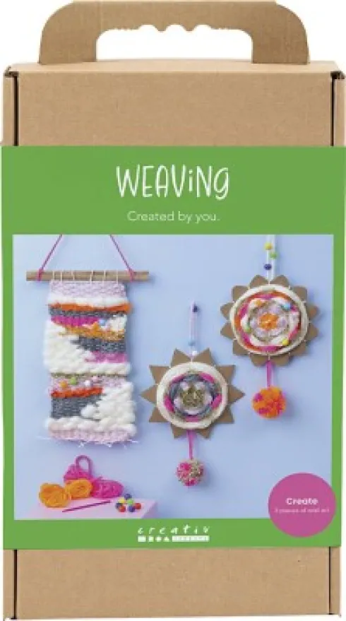 DIY Kit Vævning - Vægophæng - Assorterede Farver