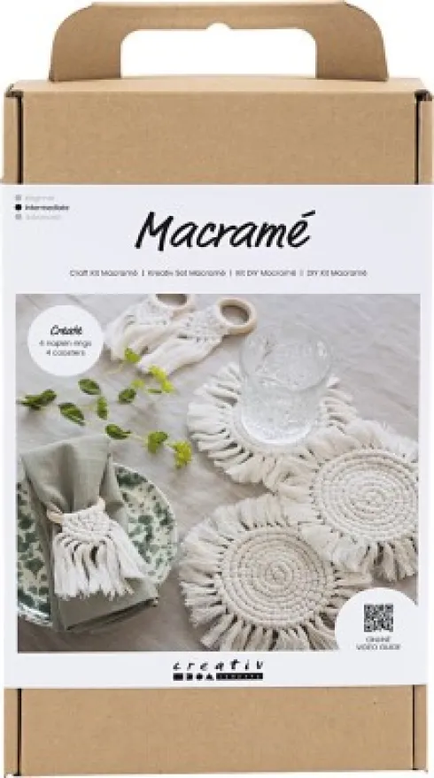 DIY Macramé Kit - Borddekoration - Off White