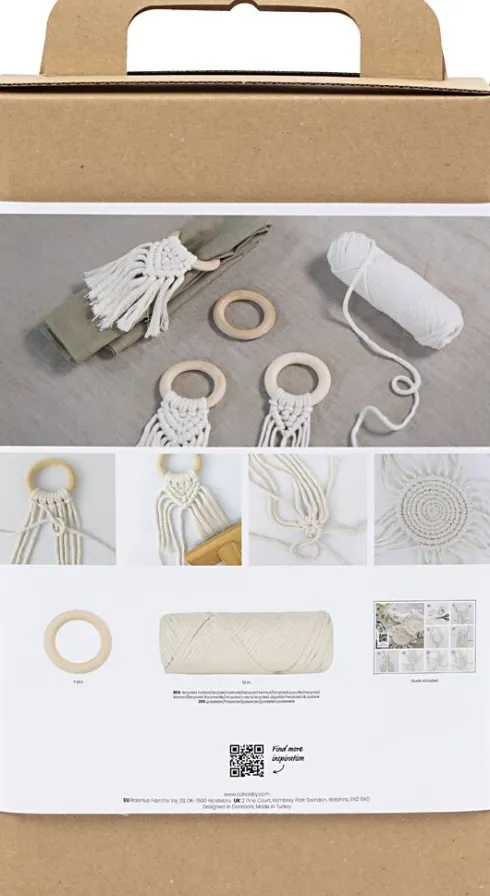 DIY Macramé Kit - Borddekoration - Off White