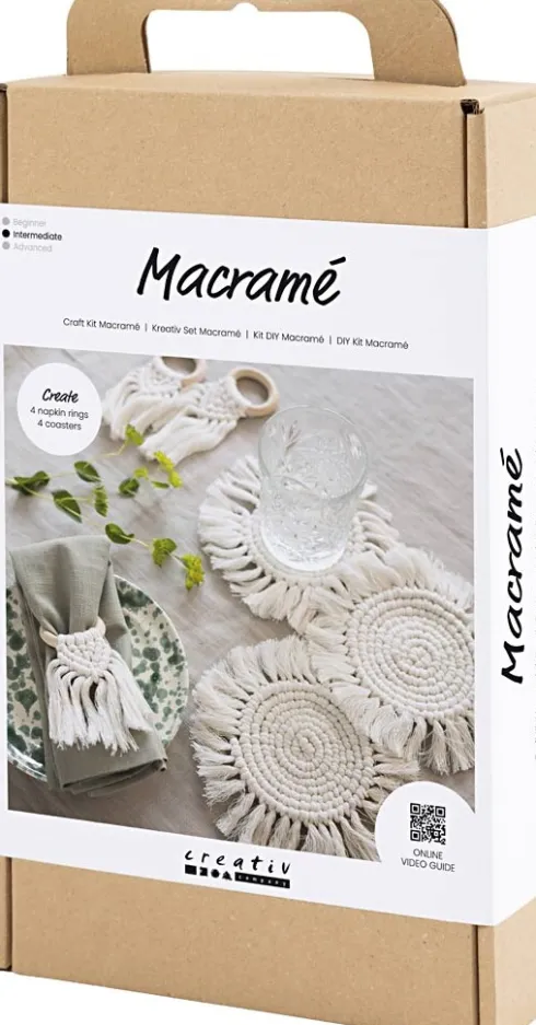 DIY Macramé Kit - Borddekoration - Off White
