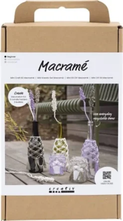 DIY Macramé Kit - Glasdekoration