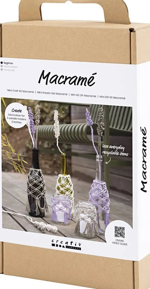 DIY Macramé Kit - Glasdekoration