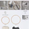 DIY Macramé Kit - Uro - Grå - Off White