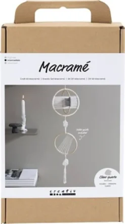DIY Macramé Kit - Uro - Grå - Off White