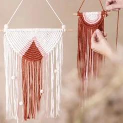 DIY Macramé Vægdekoration Kit - Øvet
