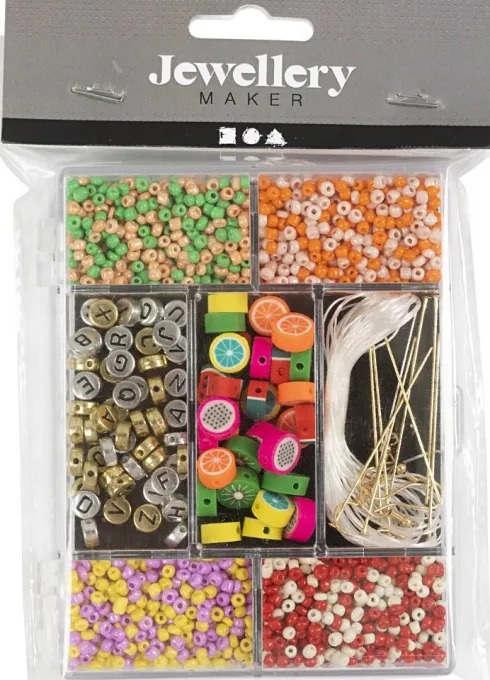 DIY Mix Smykker - Frugtmix - Stærke Farver