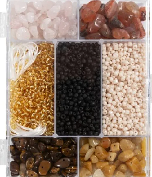 DIY Mix Smykker - Krystaller - Str. 2,6-10 MM - Hulstr. 0,8-1,2 MM - Assorterede Farver