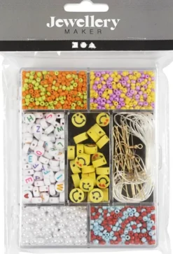 DIY Mix Smykker - Regnbuemix - Regnbuefarver