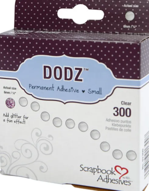 Dodz Klæbepunkter - Ø 6 MM - Tykkelse 0,5 MM - 300 Stk