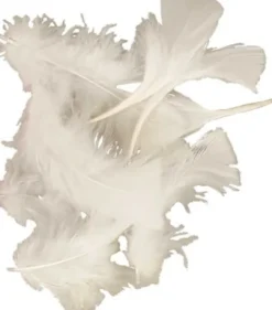 Dun - L 7-8 CM - Hvid - 50 G