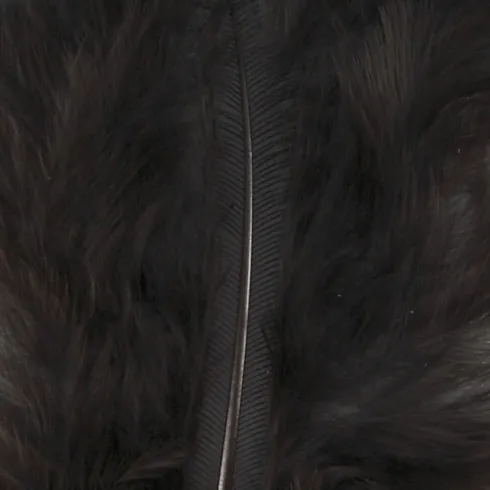 Dun - L 5-12 CM - Sort - 15 Stk