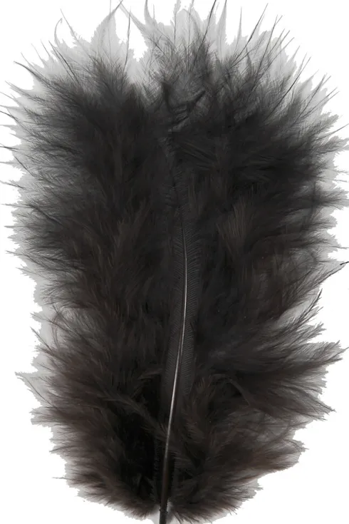 Dun - L 5-12 CM - Sort - 15 Stk