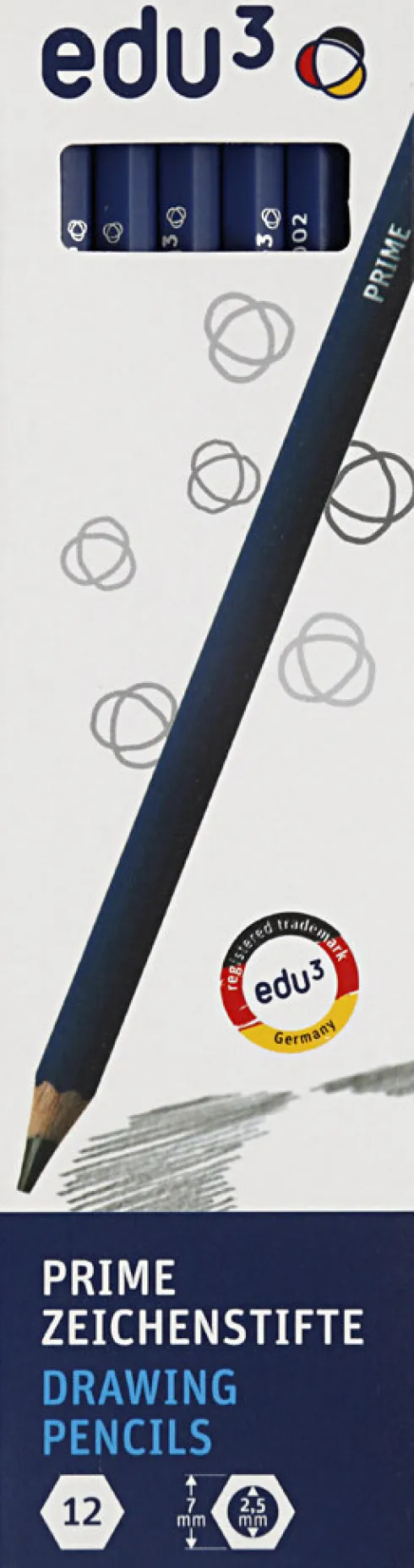 Edu Tegneblyant - Hårdhed 2B - 12 Stk