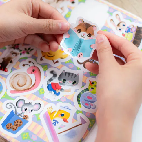 Eeboo - Pets Stickers - Over 200 Klistermærker - Kæledyr