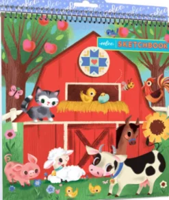 Eeboo - Sketchbook - Den Lille Bondegård - Skitseblok
