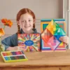 Eeboo - Skitsebog Med Spiralryg Til Børn - Rainbow Colors