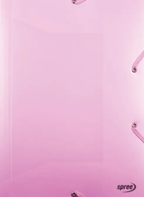 Elastikmappe - Pp - C4 - Pastel Pink - Spree